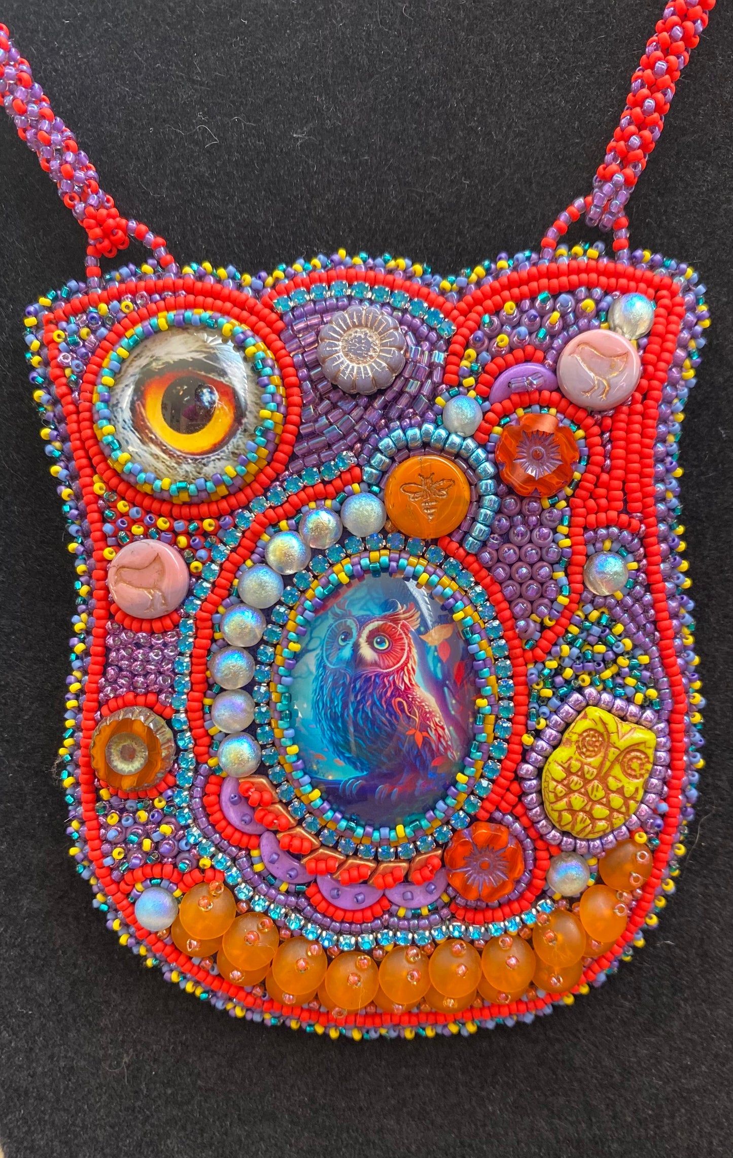 Colorful Owl Necklace