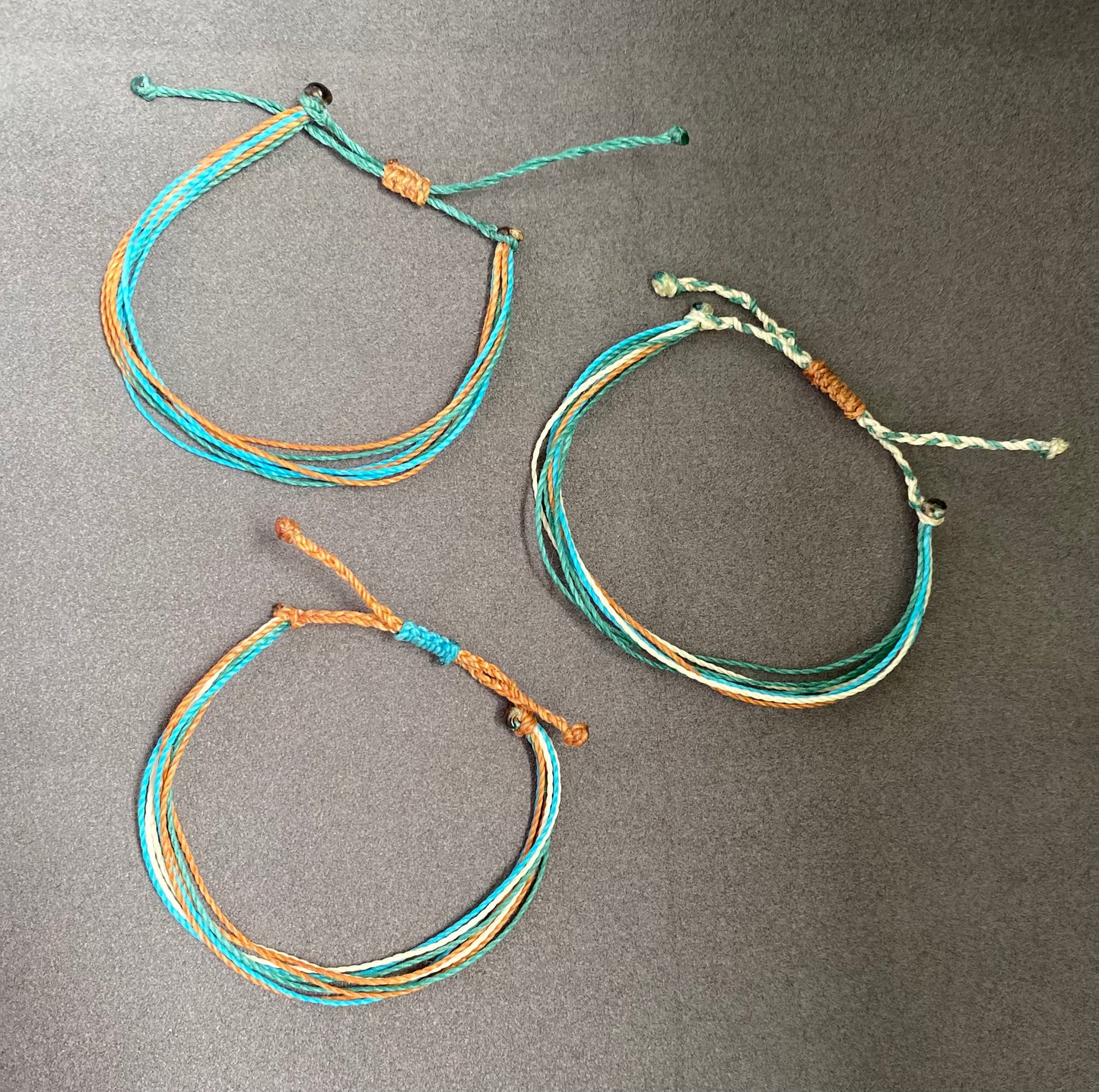 Waxed Nylon Bracelets